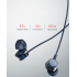 UiiSii HM9 In-Ear Deep Bass Earphones with Mic